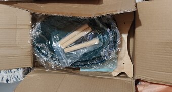 zelený viacposchodový stojan - 8