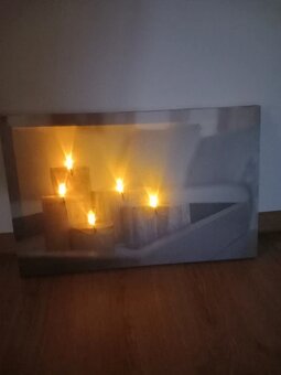Starší svietiaci led obraz 55x35x2 cm - 8