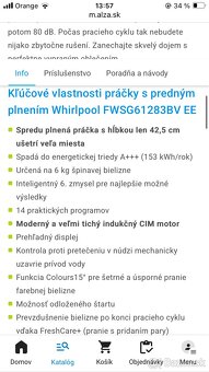 Whirlpool FWSG61283BV EE SLIM - 8
