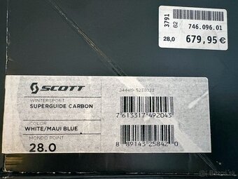 Predám skialp lyžiarky Scott Superguide, v. 43 - 8