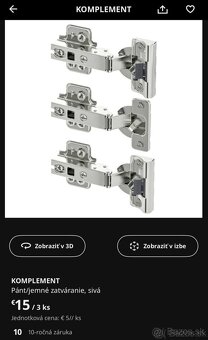 Predám skriňu PAX s dvierkami - IKEA - 8