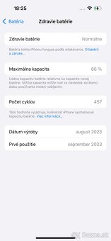 Iphone 15 128gb - v záruke - 8