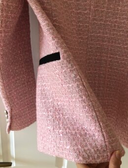 —————-Ružové tvídové sako Zara, XS/34, 30.90 E———- - 8