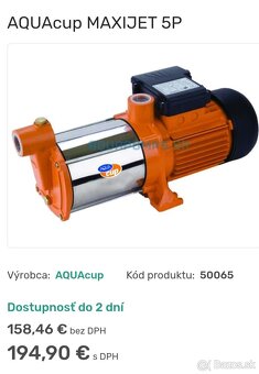 Čerpadlo na vodu nerez - 8