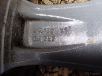 Hlinikove disky VW/Audi---7,5Jx17-ET-55-rozteč-5x130 - 8