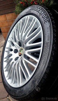 alu R17 5x110, orig. Alfa Romeo Giulietta, letné pneu 225/45 - 8