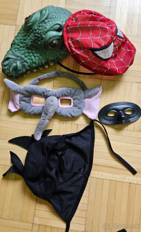 Masky na karneval pre deti, Spiderman a Vreskot (Scream) - 8