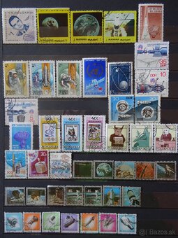 Pekná zbierka známok VESMÍR - 8