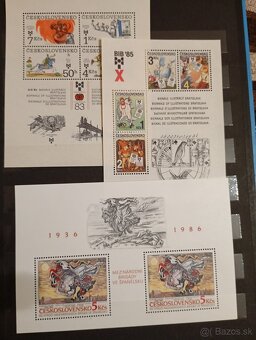 Známky, aršiky ČSSR - 8