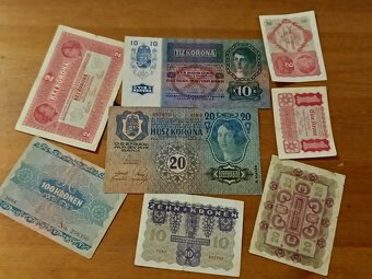 Staré bankovky Rakousko-Uherska (1 sada) - 8