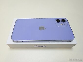 APPLE iPHONE 12 64GB PURPLE ,ZDRAVIE BATERKY 100% - 8