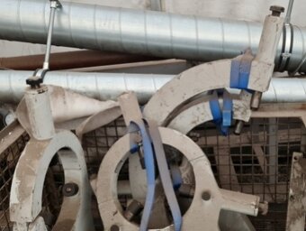 10 m soustruh s použitými lunetami - 8