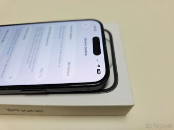 APPLE IPHONE 15 128GB BLACK,ZDRAVIE BATERKY 100% - 8