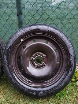 Disky plechové R16 + pneu letné Fulda, Dunlop - 8