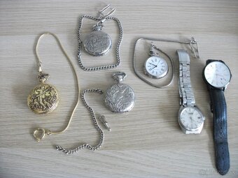 Predám hodinky-cibule polovnícky motív-dovoz Rakúsko. - 8