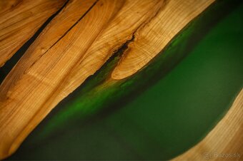 epoxidový jedálenský stôl masívny stôl - 8