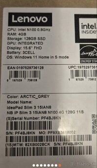 Lenovo IdeaPad Slim 3 15IAN8 záruka 2r. Platné do zmazania - 8