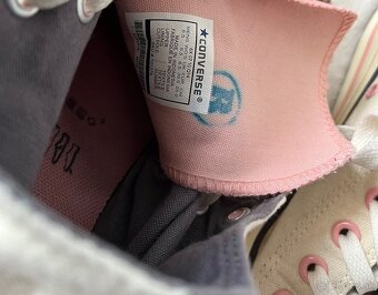 Kotnikove tenisky Converse. Kremova farba. Velkost 39.5. - 8