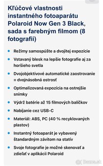 Polaroid Now Gen 3 Black - 8