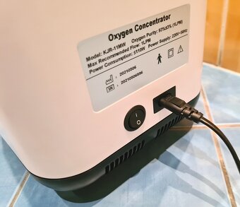 Predám kyslíkov prístroj koncentrátor + pulzný oxymeter - 8