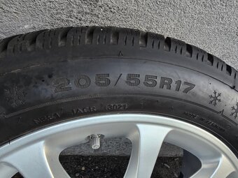 Zimne kolesa Mercedes CLA,B,A 5x112 r17 205/55 r17 Top Stav - 8