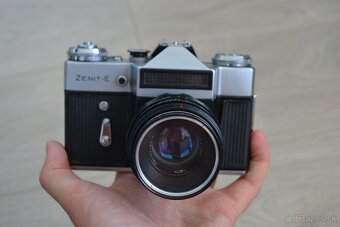 RETRO FOTOAPARÁT Zenit-E + Helios 44-2 + príslušenstvo - 8