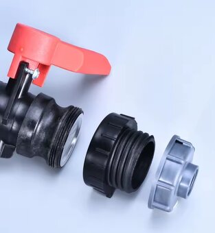 redukcia na IBC ventil na jemný závit 62mm/60x6 hrubý - 8