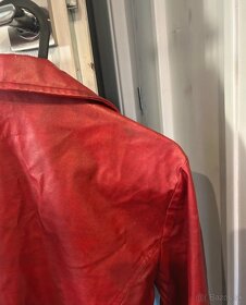 Červená vintage bunda - 8