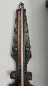 Predám starý veľký barometer s teplomerom Precision France 9 - 8