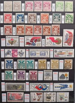 Známky ČESKOSLOVENSKO – 1 - 8