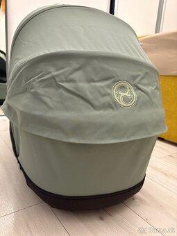 Cybex priam 4.0 lux carry cot vanička leaf green - 8