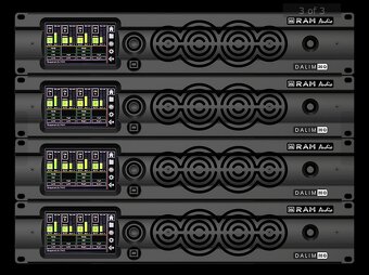 Profi zosilňovač 2x2300W pri 4 Ohm - 8