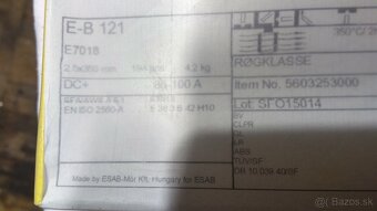 Elektrody bazicke-ESAB Vamberg+Nerezove - 8
