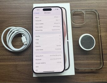IPhone 15 128GB Pink - 8