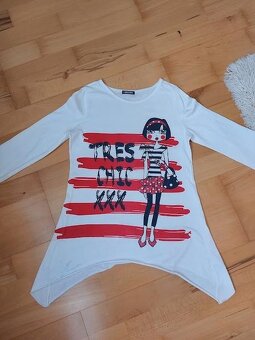 Predlzene tricko 134/140 + biele zdarma - 8