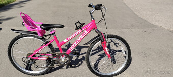 bicykel Ammaco Sienna 24″ so sedačkou pre bábiky, ako nový - 8