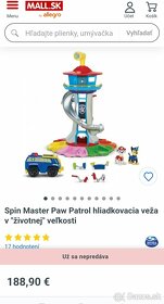 Predám TLAPKOVU hliadkovaciu VEZU - NOVU - 8