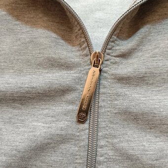 Philipp Plein sivá tepláková mikina na zips Made in Italy XL - 8