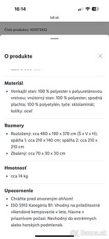 Predam uplne NOVY rodinny stan Crivit - 8