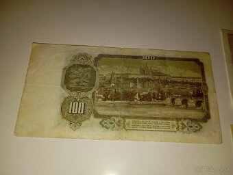 BANKOVKY 100 KČS 1945-1961, 3 RŮZNÉ EMISE - 8