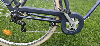 Mestský bicykel Elops 520 s vysokým rámom kaki - 8