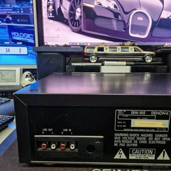 DENON DRW-850...double kazetový deck , Dolby B,C,HxPro ... - 8