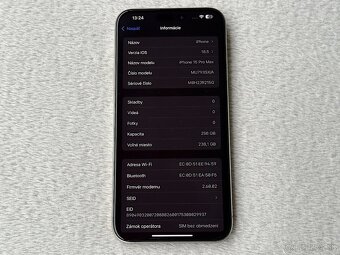 iPhone 15 Pro Max 256GB, AKO NOVÝ, ZÁRUKA do 30.03.2026 - 8