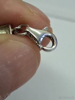 Strieborný set - náramok a náhrdelník - 8