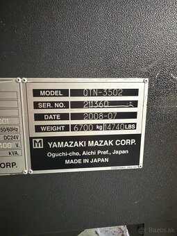 Predám CNC Mazak 350 - 8