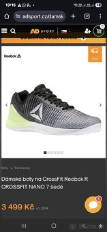 Reebok crossfit nano 7 - 8