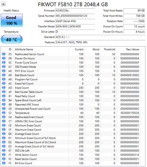2,5" SSD Crucial / Silicon Power / FikWot 2TB - 8