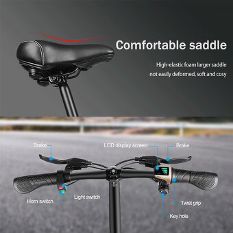 Predám Elektro skladací bicykel - - 8