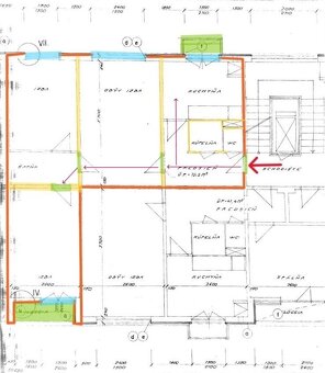 3i byt | Bulvár | 72m2 + 2 x balkón | pôvodný stav - 8