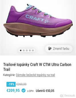 Craft CTM Ultra Carbon Trail bežecké topánky/ tenisky - 8